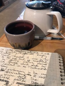 tea shop writing tableau